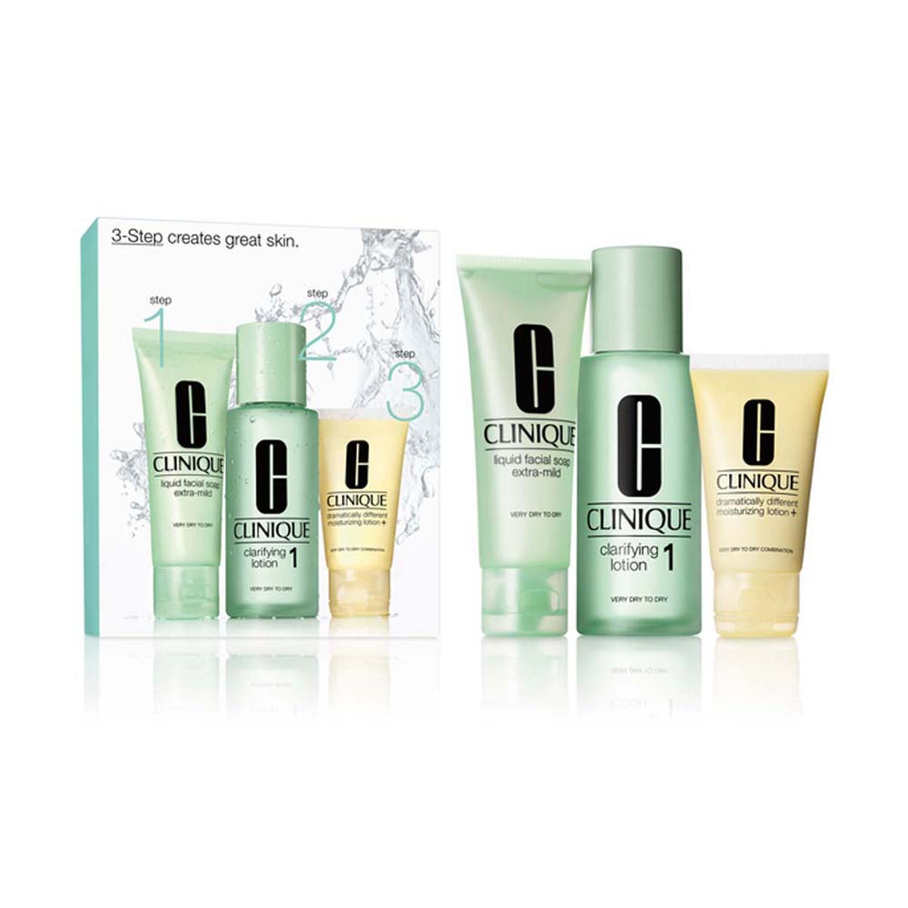 3 Step Intro System - Pelle Da Molto Arida Ad Arida (Tipo 1)_020714598976_Clinique