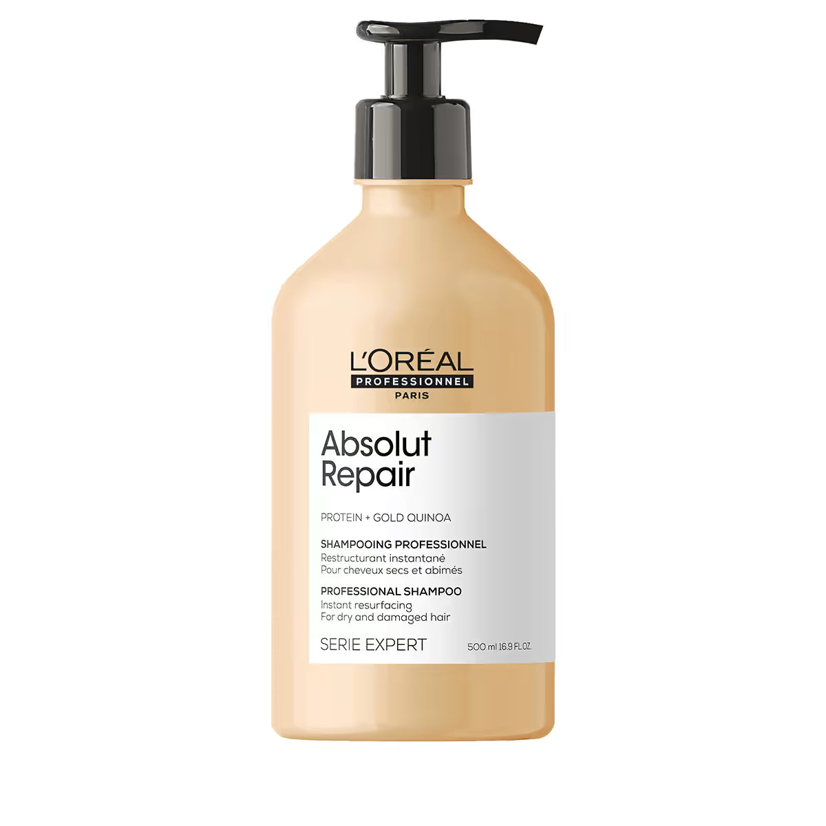 Absolut Repair Protein + Gold Quinoa Shampoo_3474636975914_L'Oréal Professionnel-2