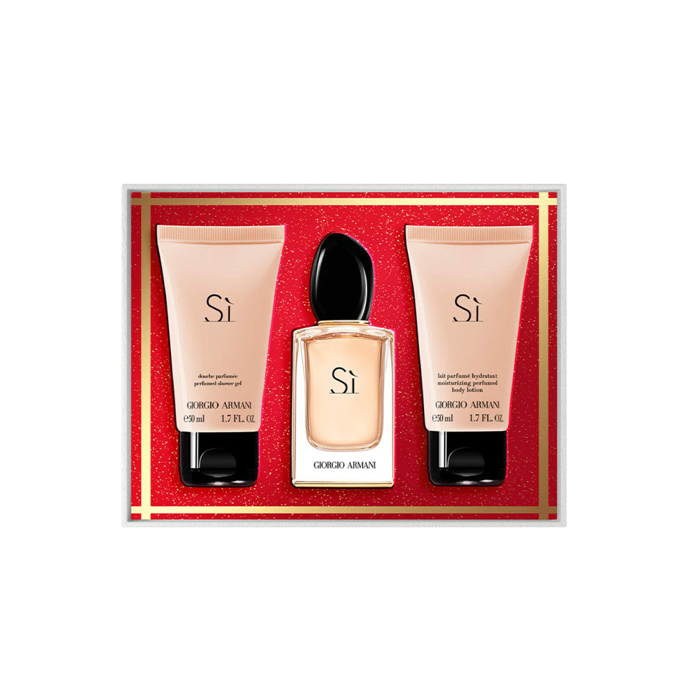 Armani Si Eau de parfum Cofanetto regalo con bagnoschiuma e crema corpo_3614274109825_Giorgio Armani-2
