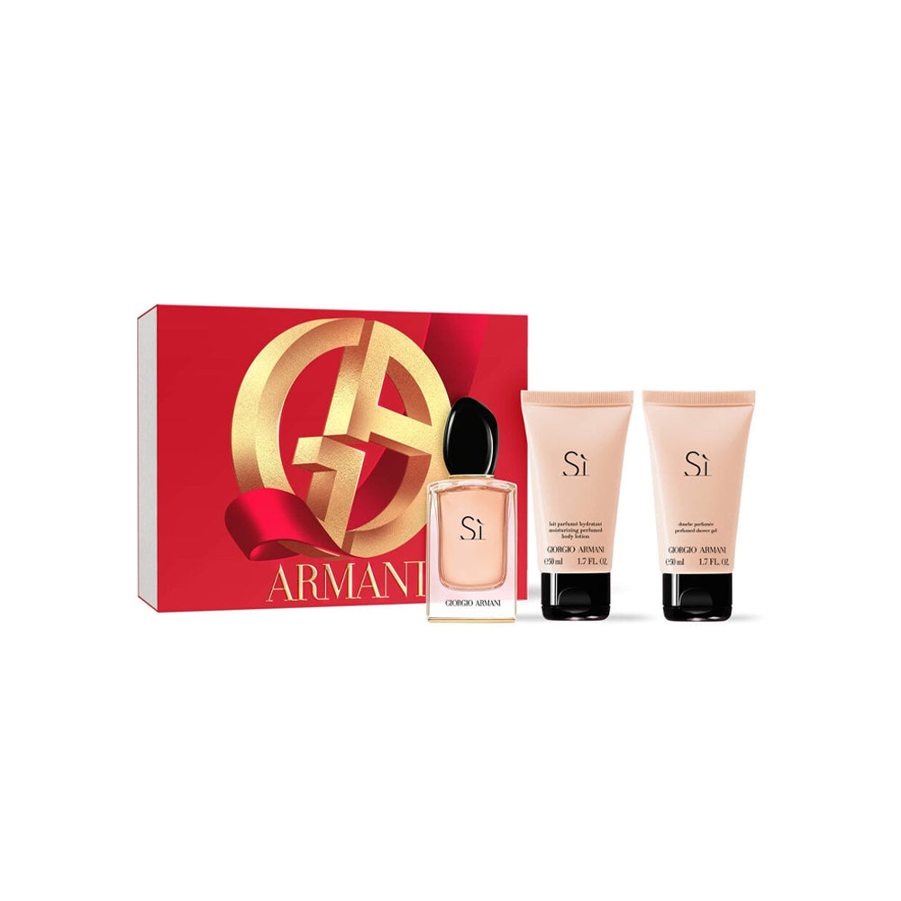 Armani Si Eau de parfum Cofanetto regalo con bagnoschiuma e crema corpo_3614274109825_Giorgio Armani