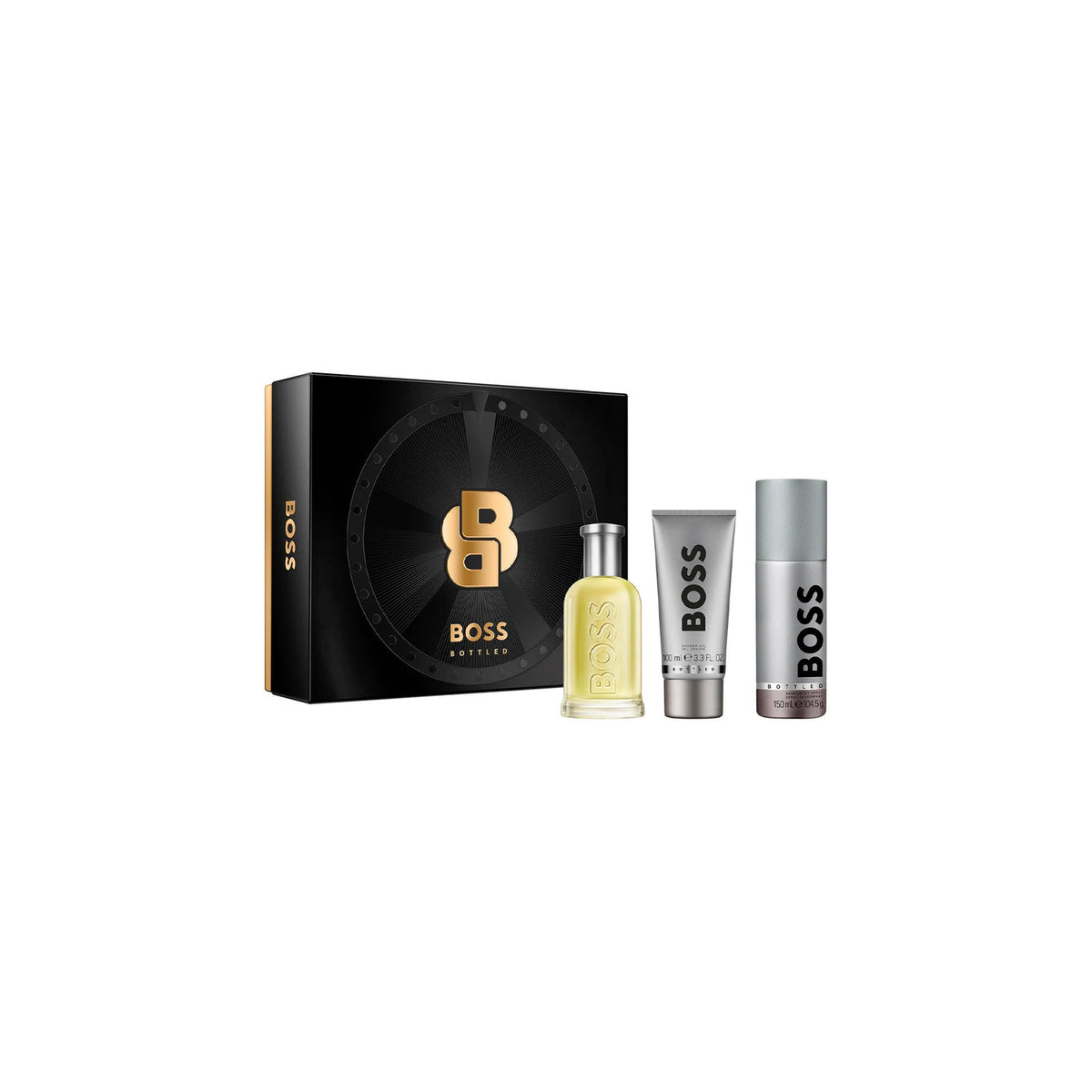 BOSS Bottled Eau de Toilette Trio Set_3616307673334_Hugo Boss