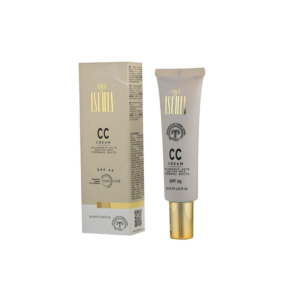 CC Cream SPF25 con Acido Ialuronico_8052747544967_Ischia Eau Thermale-2