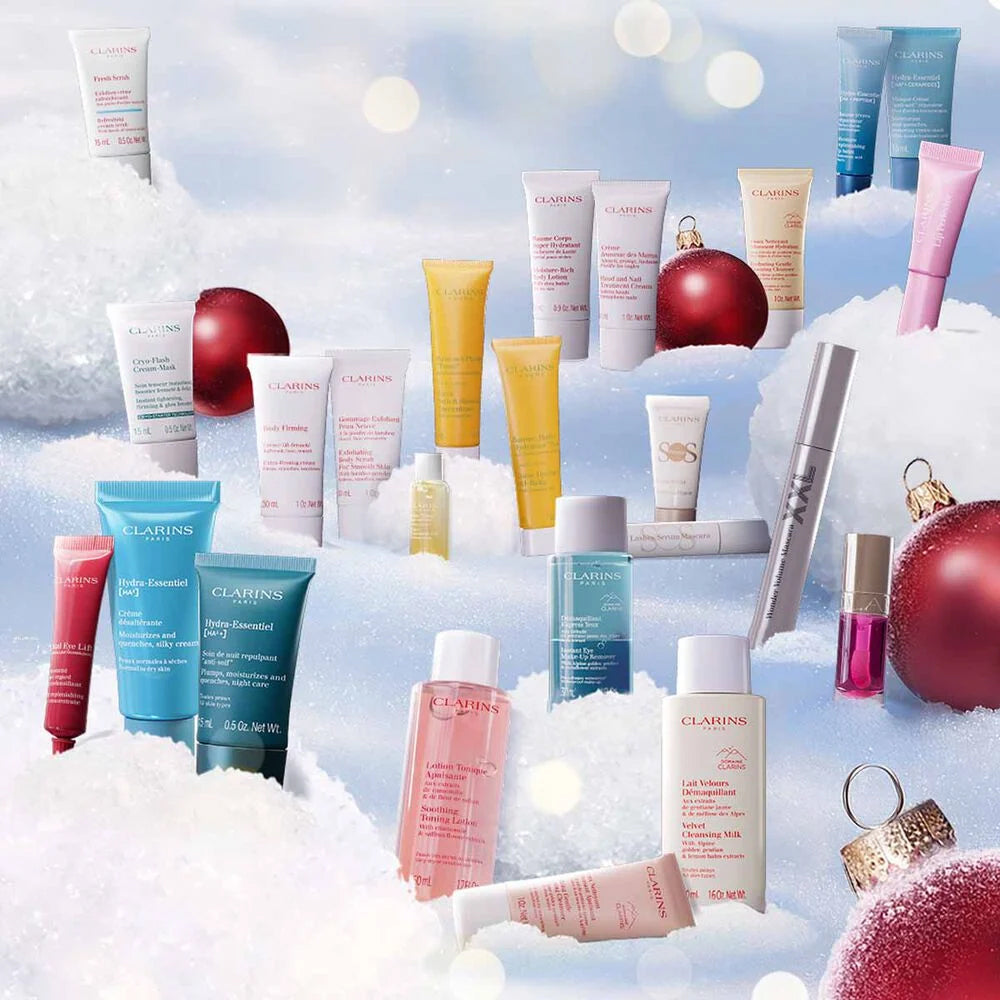 Calendario dell'Avvento 24 giorni Clarins 2025_3666057389849_Clarins-2
