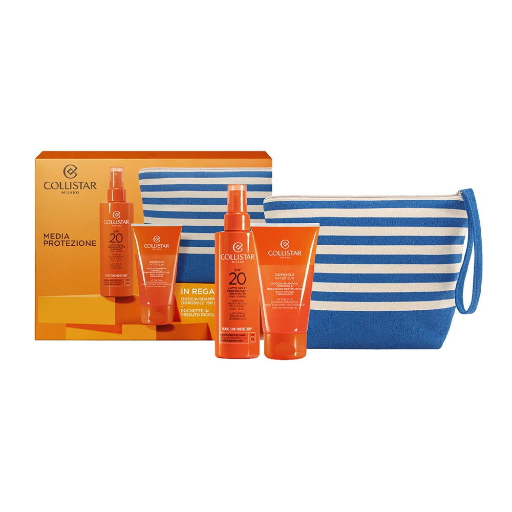 Cofanetto Latte Spray Abbronzante idratante viso-corpo SPF20_8015150262613_Collistar