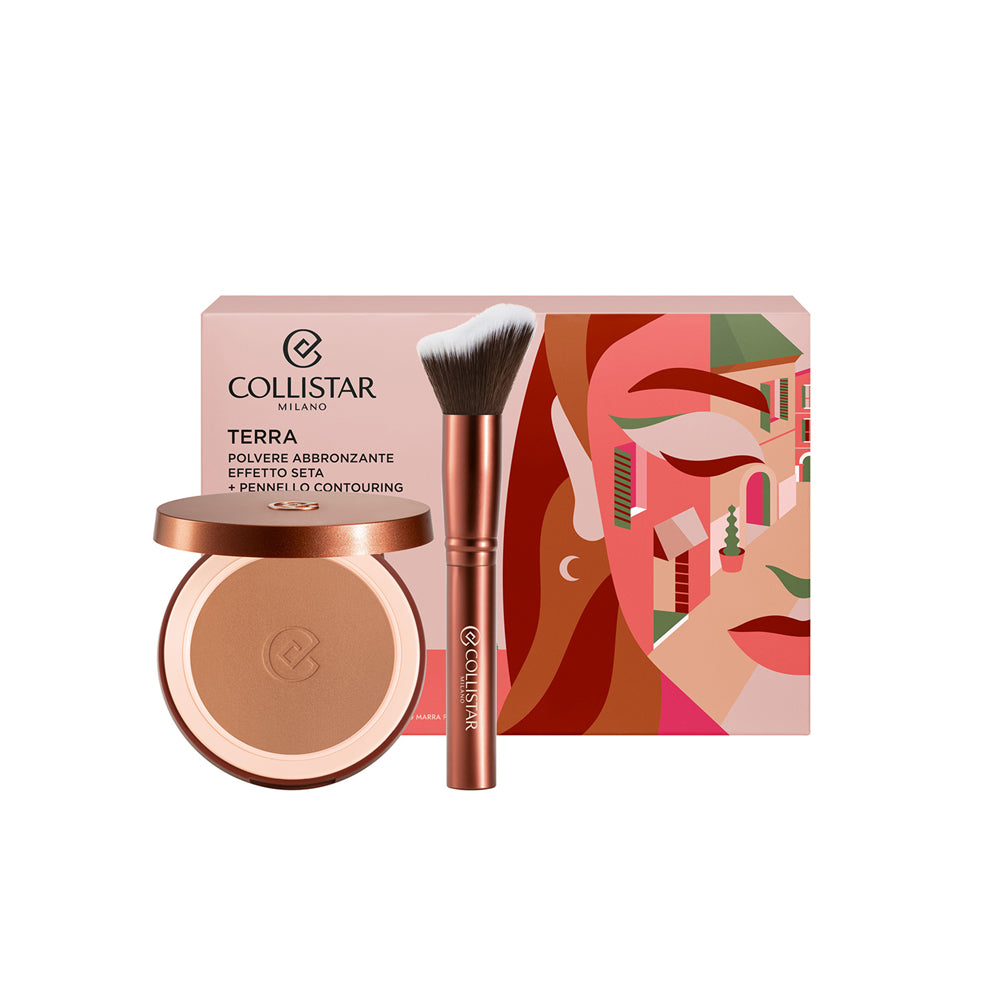 Cofanetto Terra Polvere Abbronzante Effetto Seta + Pennello Contouring_8015150001847_Collistar