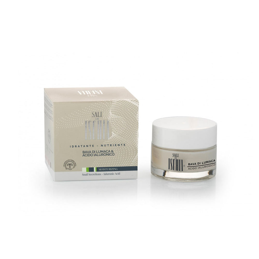 Crema Viso Idratante e Nutriente con Bava di Lumaca & Acido Ialuronico_8052747540785_Ischia Eau Thermale-2