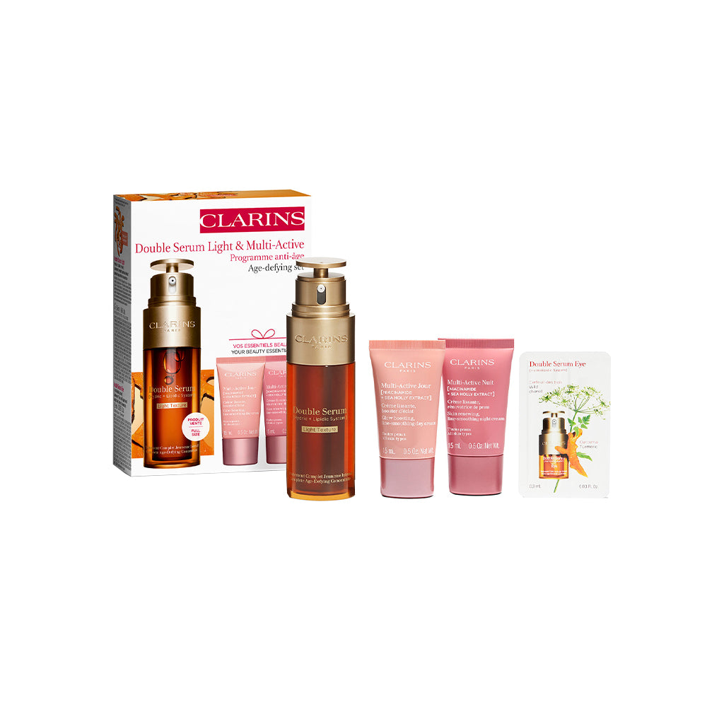 Double Serum Light & Multi-Active Cofanetto regalo_3666057236389_Clarins