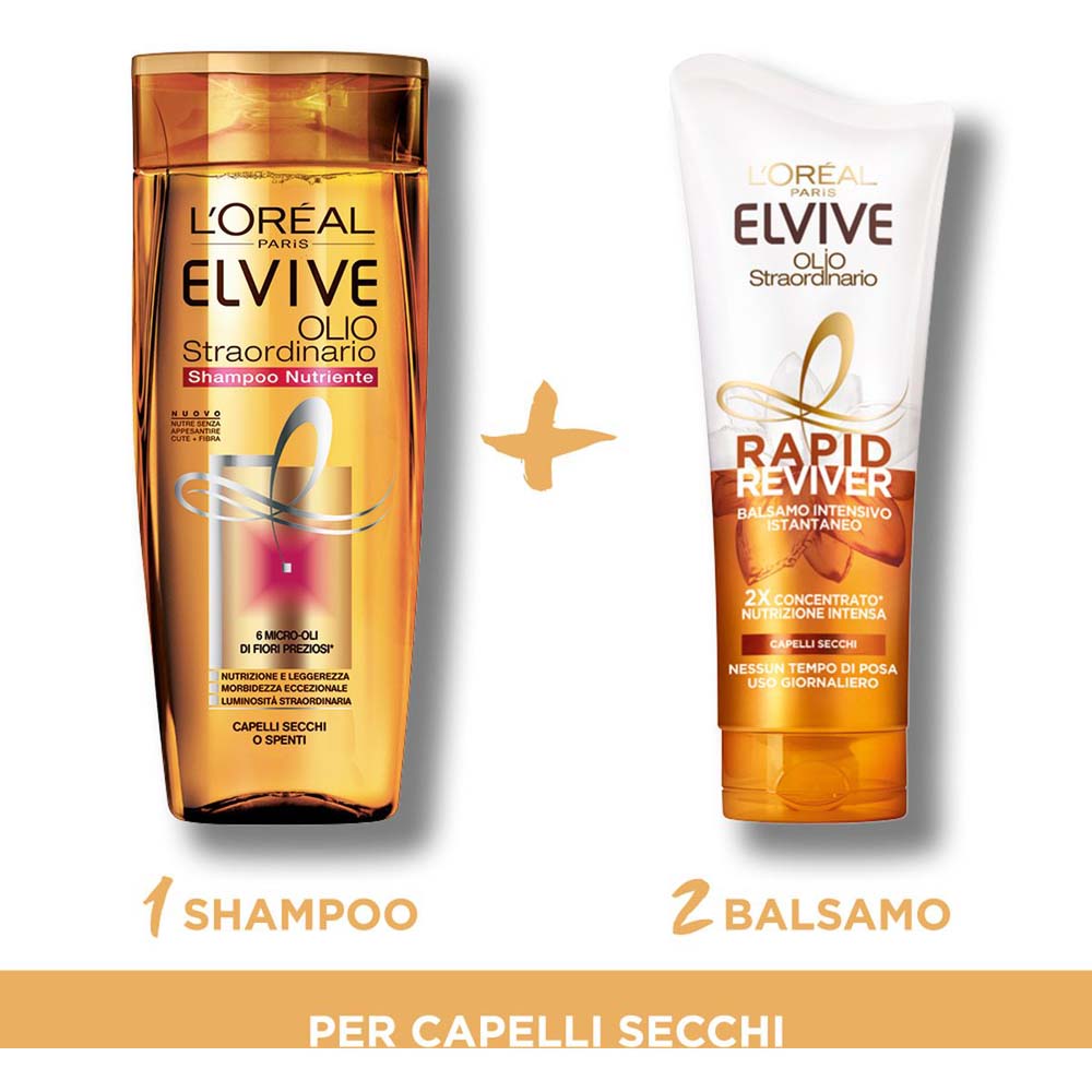 Elvive Balsamo Rapid Reviver Olio Straordinario_3600523709779_L'Oréal-2
