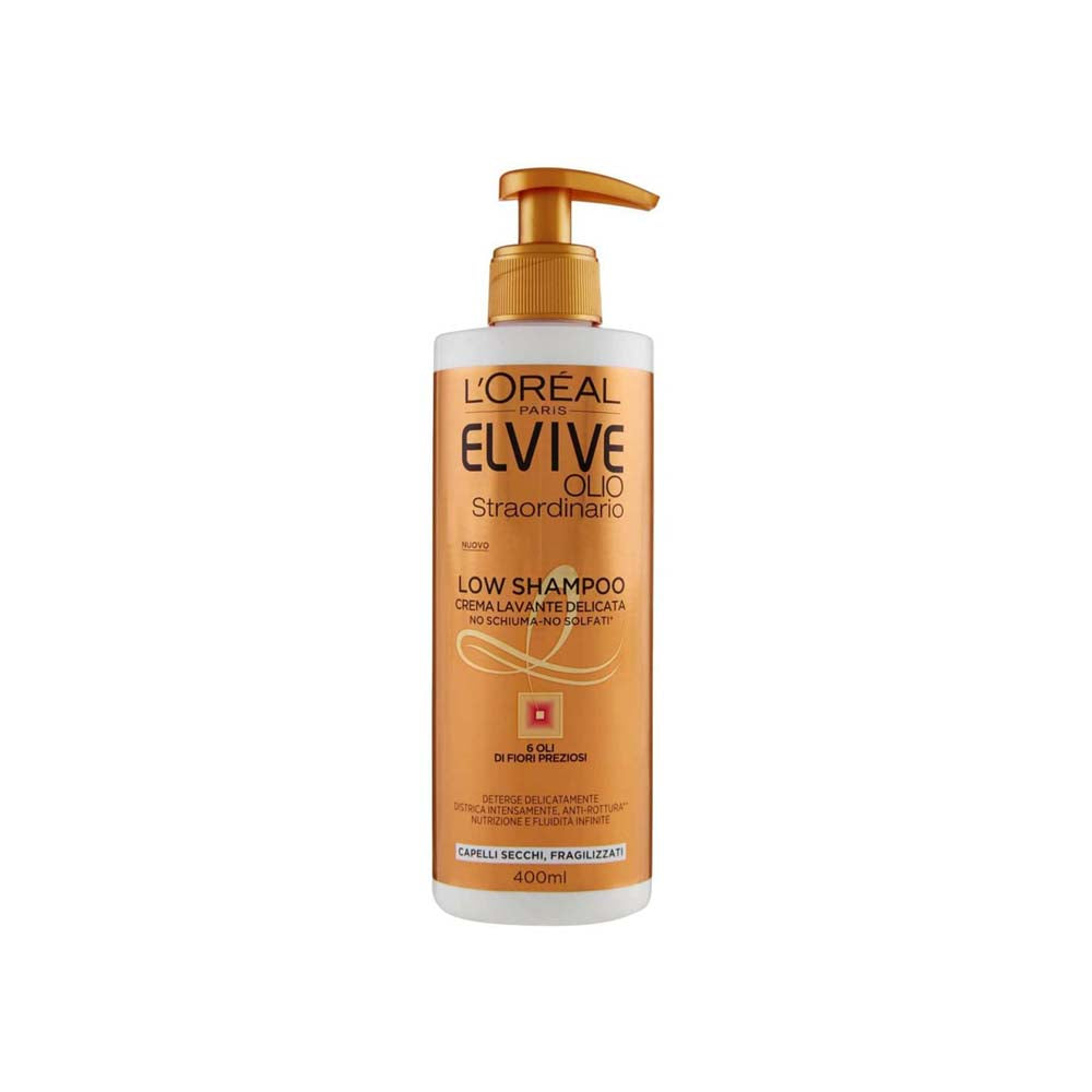 Elvive Shampoo Low Poo Olio Straordinario_3600523328918_L'Oréal