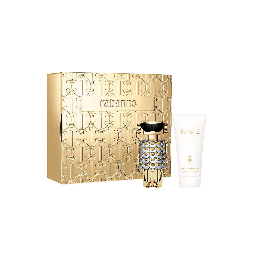 Fame Eau de Parfum Cofanetto Regalo con Latte Corpo Profumato_3349668635016_Rabanne