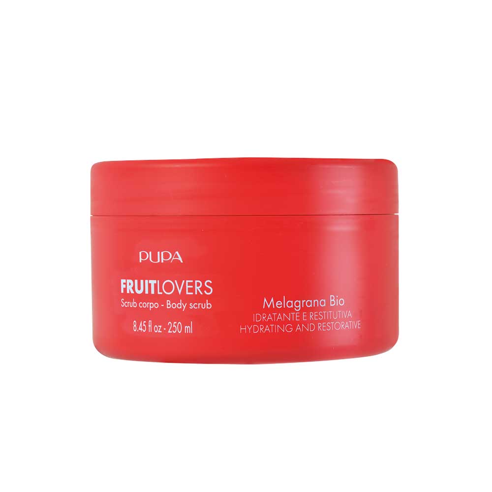 Fruit Lovers Scrub Corpo Melagrana Bio_8011607385584_Pupa