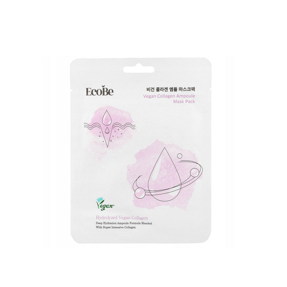 Hydrolyzed Vegan Collagen Maschera in Tessuto_8809651744446_Ecobe