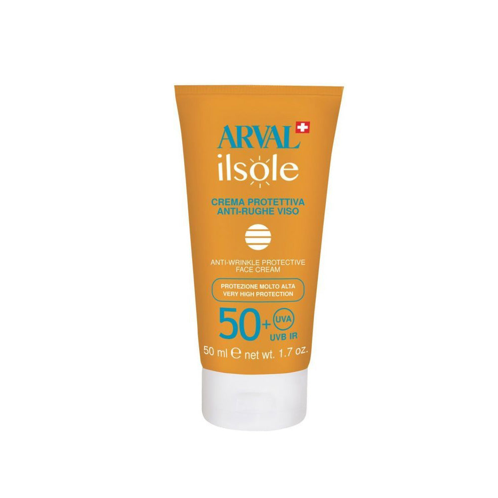 Il Sole Crema Protettiva Antirughe Viso SPF50+ Water Resistant_8025935115577_Arval