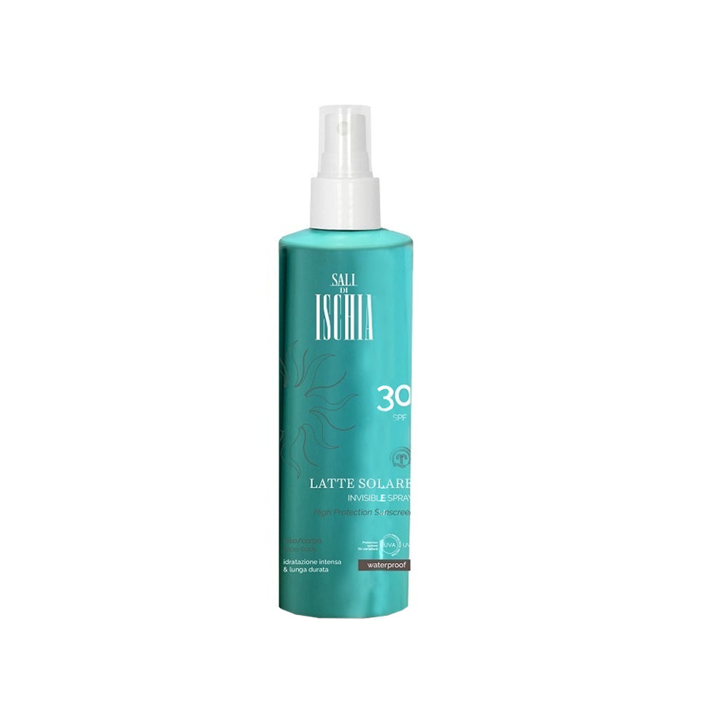 Invisible Spray SPF30 per Corpo e Capelli_8052747545612_Ischia Eau Thermale