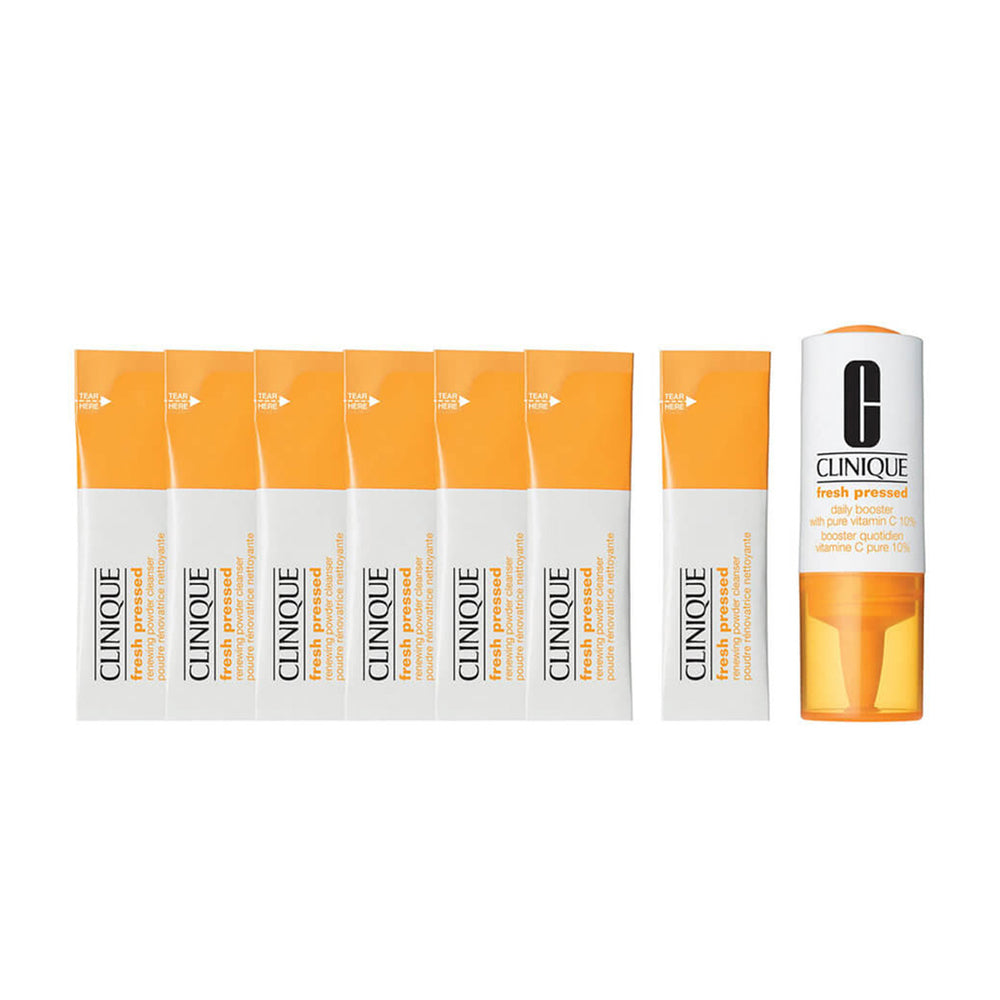 Kit Fresh Pressed 7 Giorni - Attivatore Di Trattamento 8,5 Ml, Detergente Viso 7X0,5 G_020714850975_Clinique