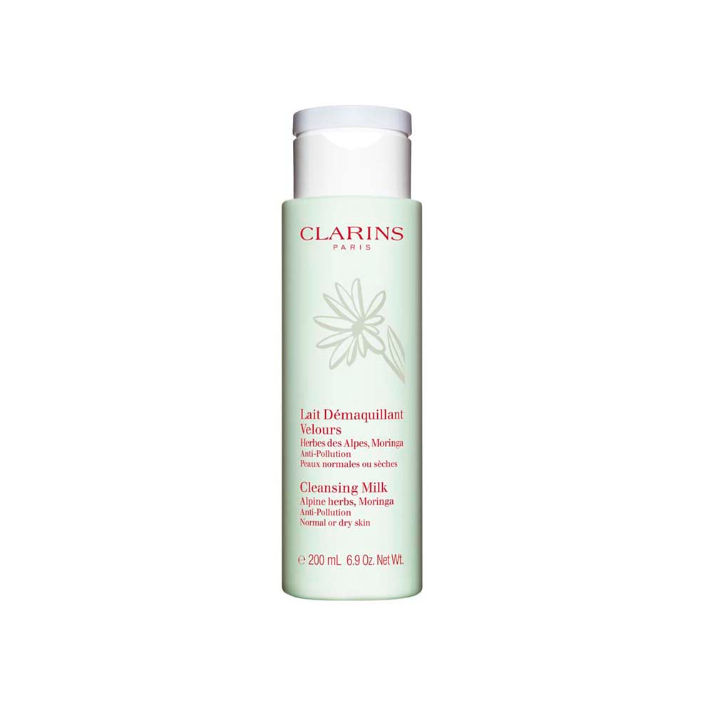 Latte Detergente Delicato Erbe Delle Alpi E Moringa_3380810011210_Clarins