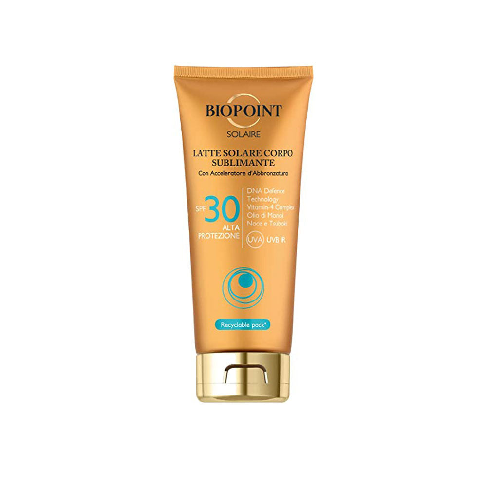 Latte solare corpo sublimante SPF30 protezione alta_8052862412134_Biopoint
