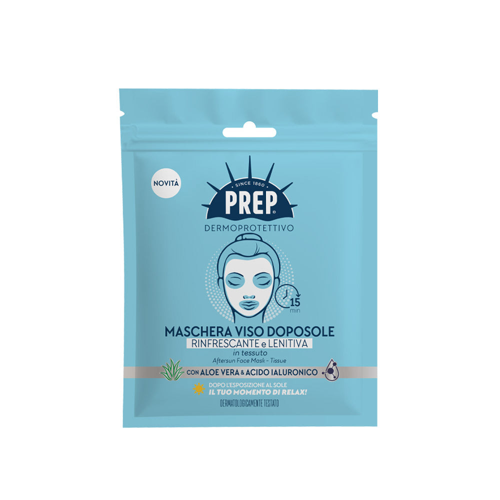 Maschera Doposole in tessuto Rinfrescante e Lenitiva_8017331096567_Prep