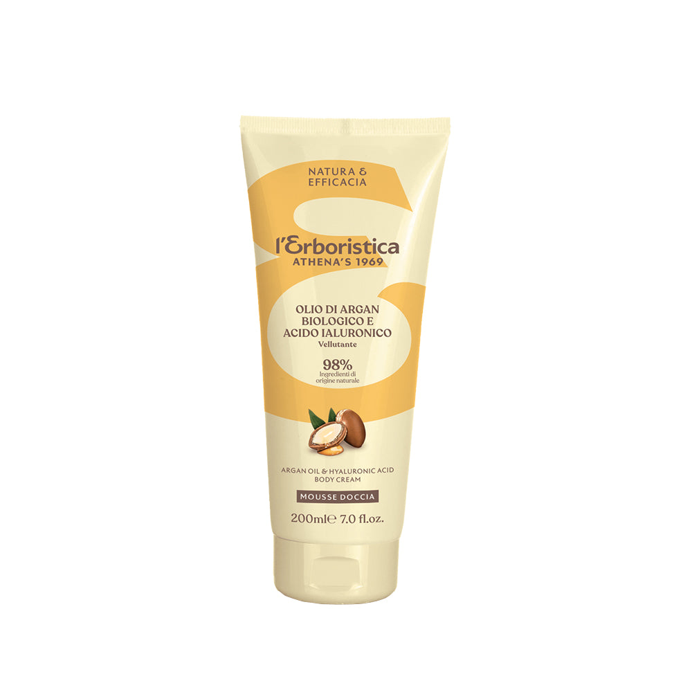 Mousse doccia all'olio di Argan Bio_8002842170424_L'Erboristica