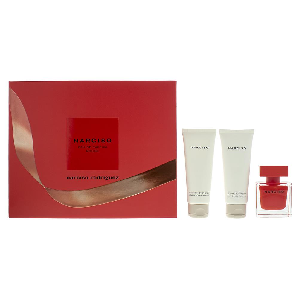 Narciso Rouge Eau de parfum Cofanetto regalo con Docciacrema e Latte Corpo_3423478846159_Narciso Rodriguez-2