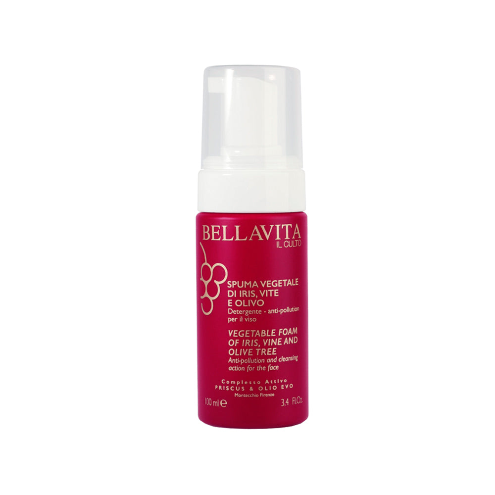 Priscus & Olio Evo - Spuma Vegetale di Iris, Vite e Olivo_8050450438092_Bellavita