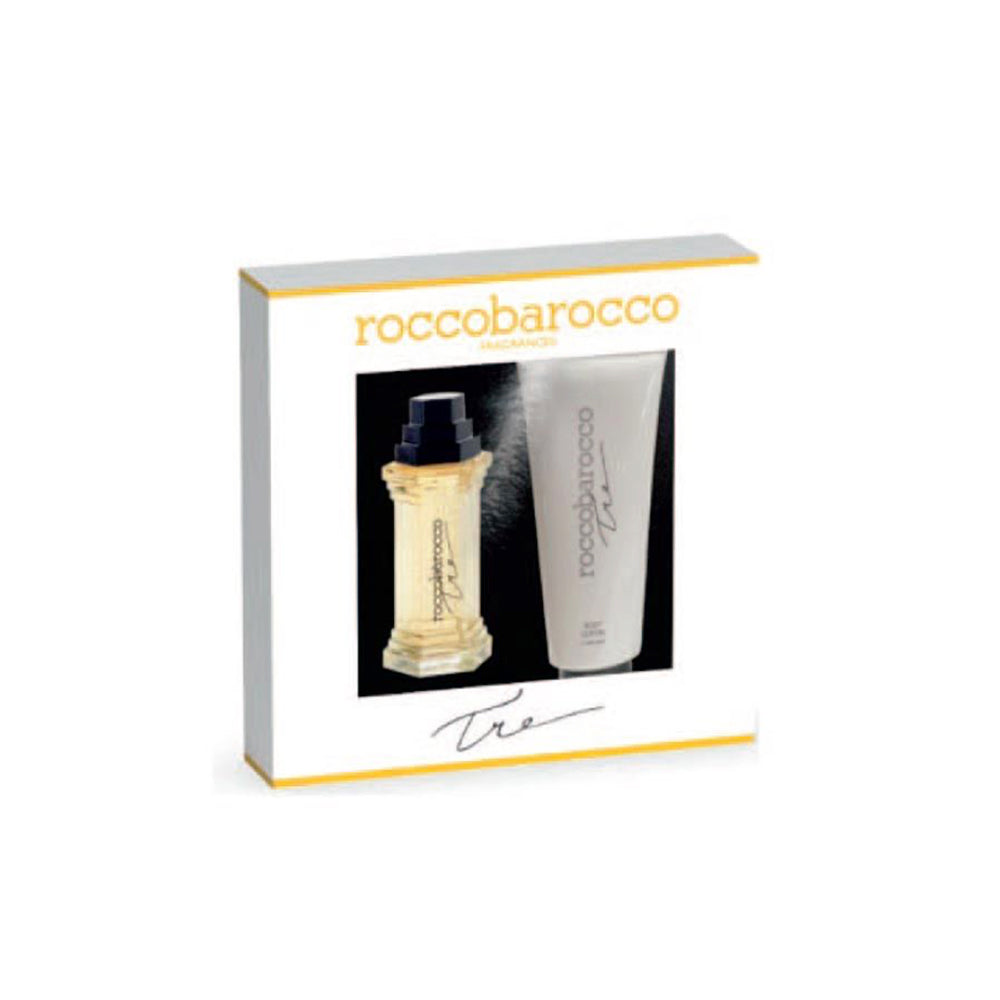Roccobarocco Tre Eau de parfum Cofanetto regalo con Latte corpo_8011889090237_Rocco Barocco