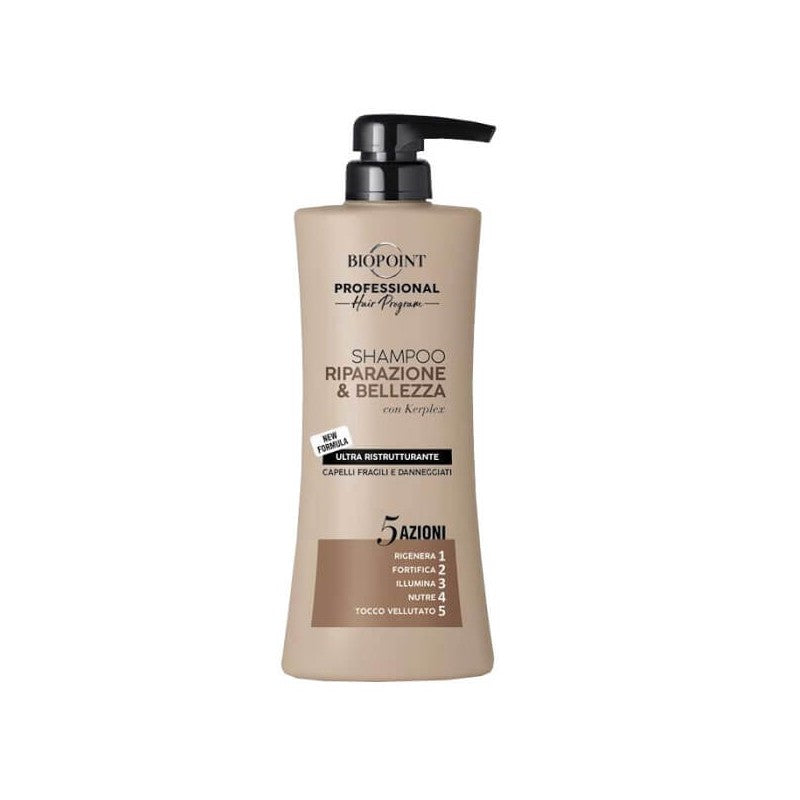 Shampoo Riparazione e bellezza con Kerplex_8052862410680_Biopoint