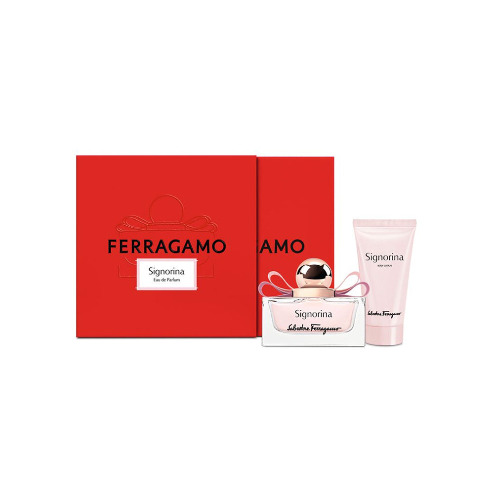 Signorina Eau de parfum Cofanetto regalo con latte corpo_8052464893782_Ferragamo