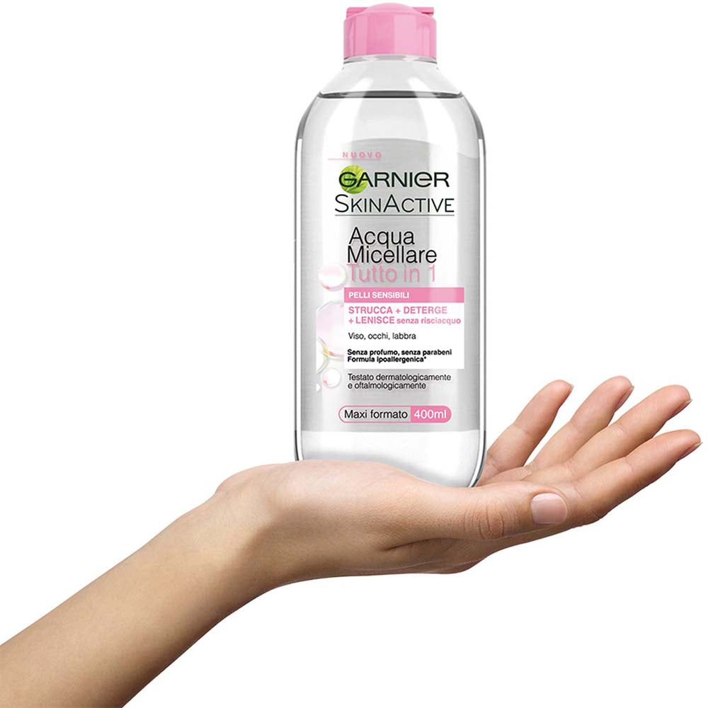 SkinActive Acqua Micellare Tutto in 1 Pelli sensibili_3600541358492_Garnier-2