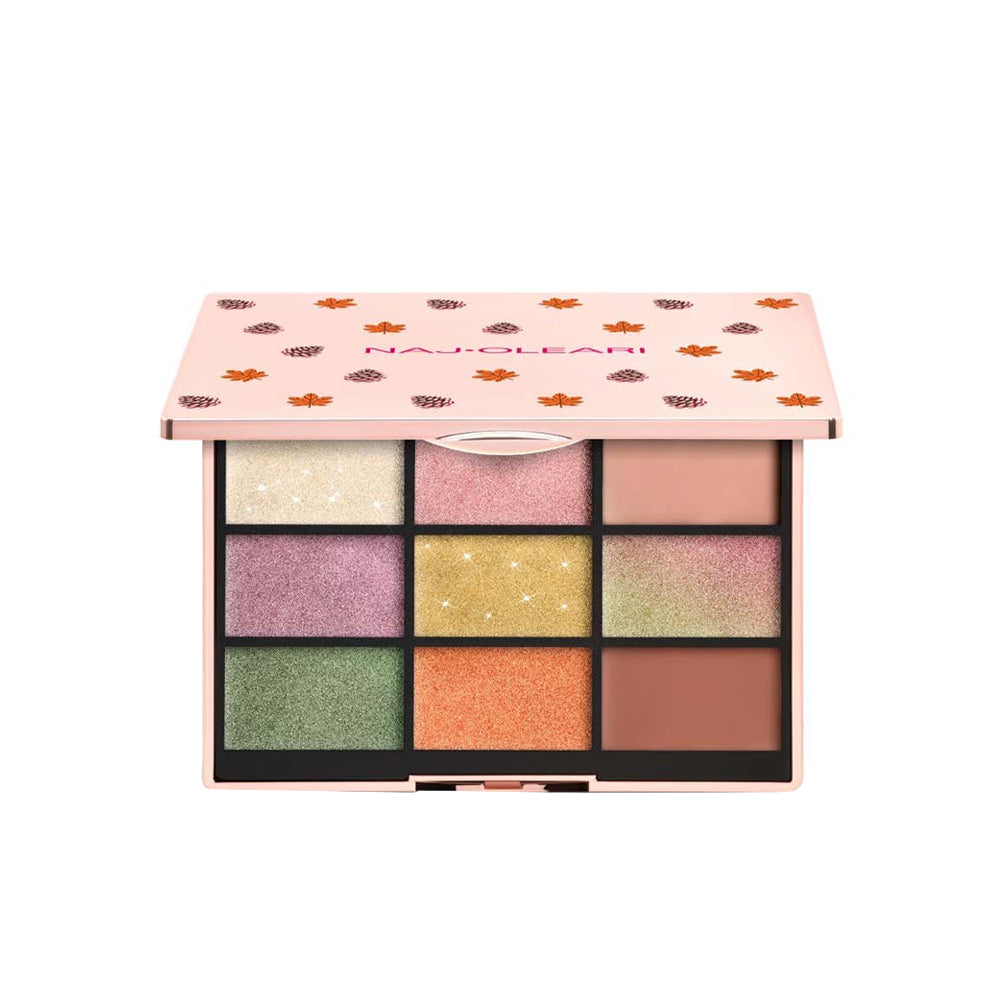Sparkling Foliage Palette Occhi_8011003895052_Naj - Oleari