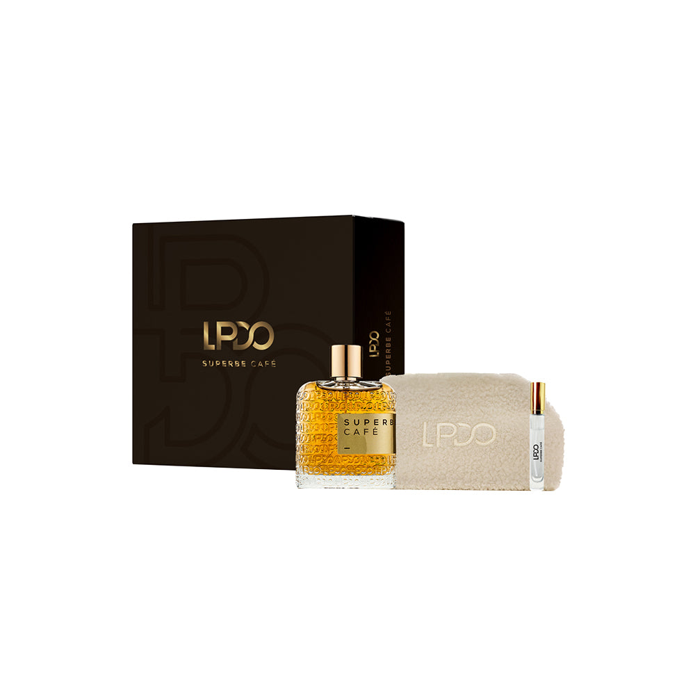 Superbe Cafè Eau de Parfum Intense Cofanetto Regalo con Travel Size_8055035742441_Lpdo