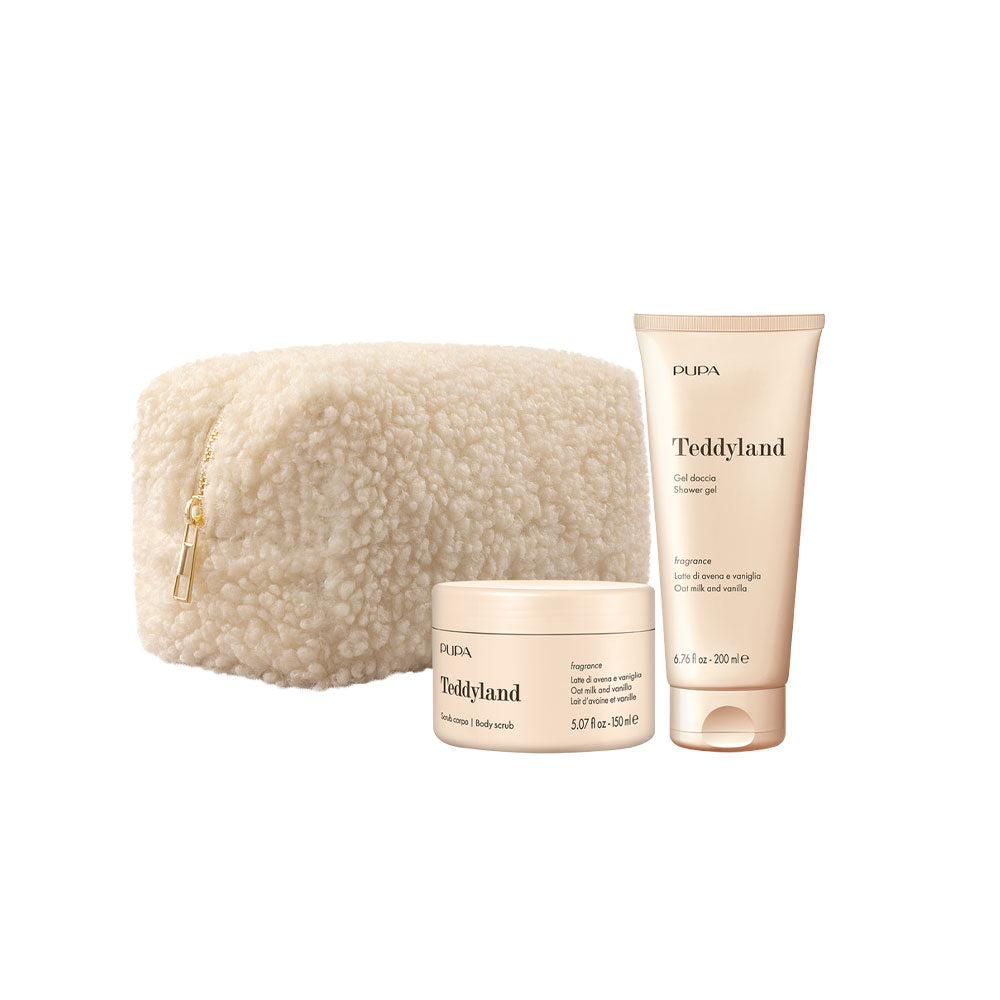 Teddyland Latte di Avena e Vaniglia Kit con Scrub Corpo_8011607393275_Pupa