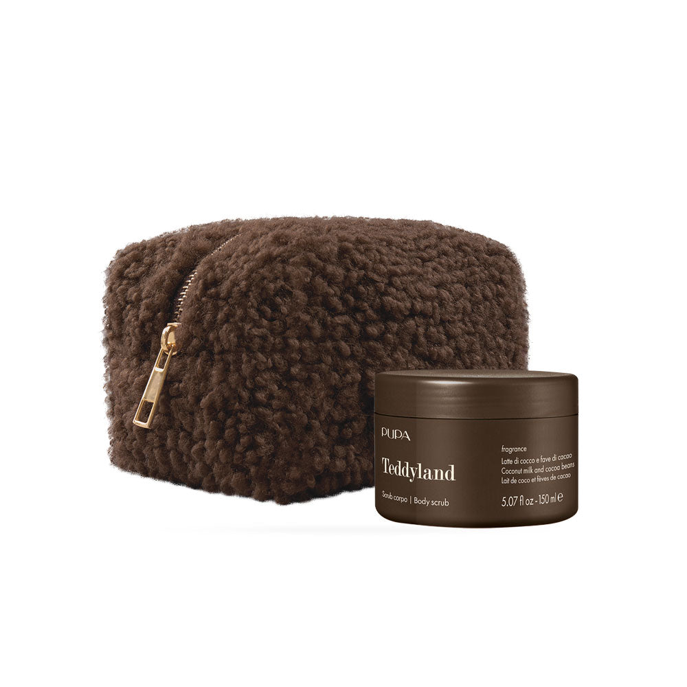 Teddyland Latte di cocco e fave di cacao Scrub Corpo_8011607393213_Pupa