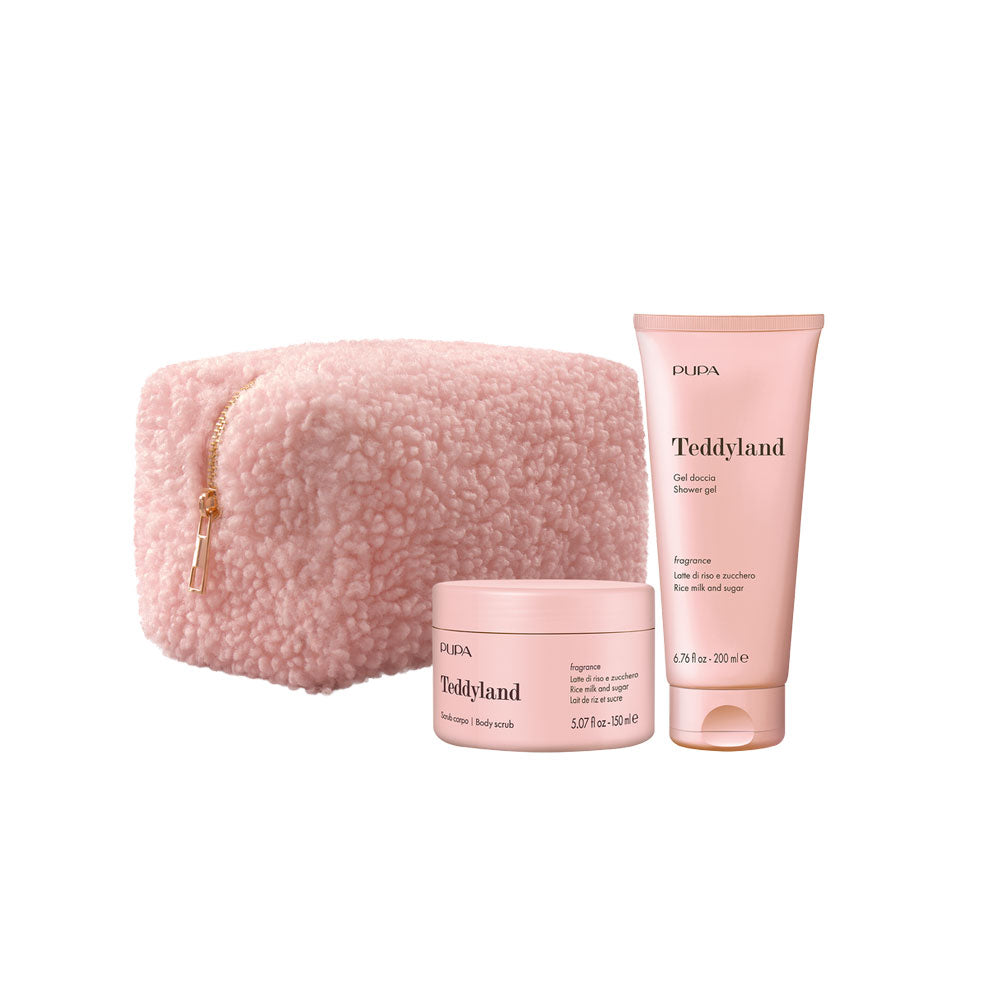 Teddyland Latte di riso e zucchero Kit con Scrub Corpo_8011607393268_Pupa
