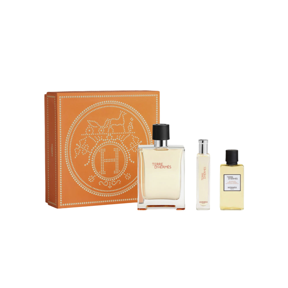 Terre d'Hermes Eau de toilette Cofanetto regalo con Docciashiuma e Travel Size_3346130438342_Hermés