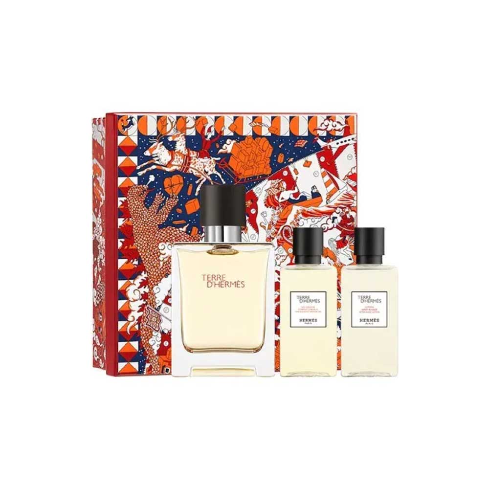 Terre d'Hermes Eau de toilette Cofanetto regalo con docciaschiuma e dopobarba_3346130005667_Hermés
