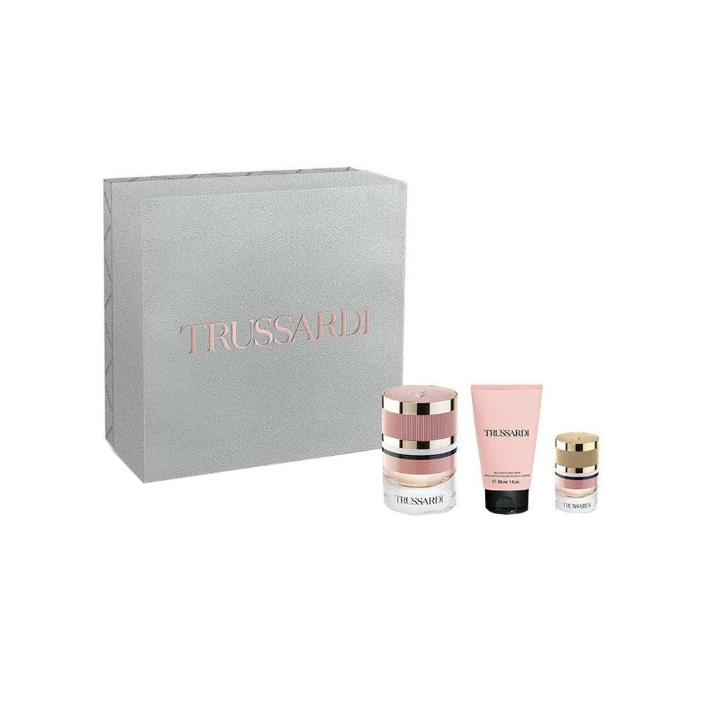 Trussardi Eau de Parfum Cofanetto Regalo con Silk Body Emulsion_8059036000142_Trussardi