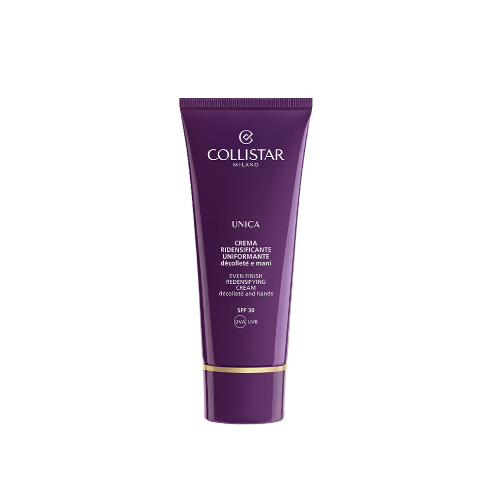 Unica Crema Ridensificante e Uniformante per Décolleté e Mani_8015150007351_Collistar