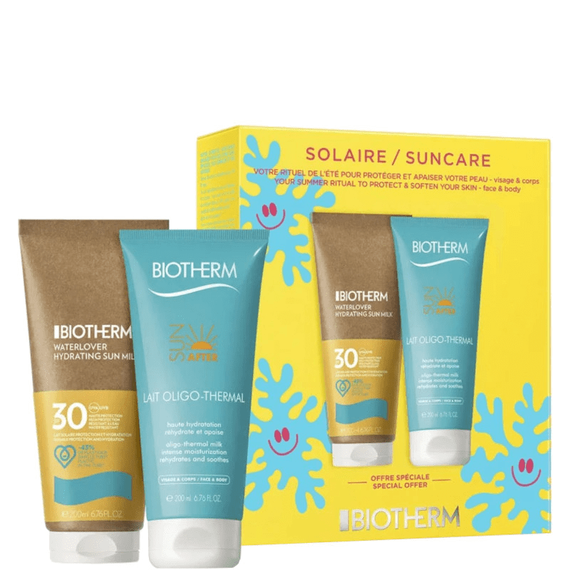 Waterlover Kit Solari Hydrating Sun Milk SPF30 + Lait Oligo-thermal_3614273747219_Biotherm-2