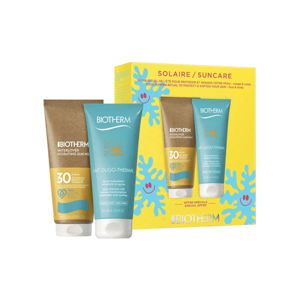 Waterlover Kit Solari Hydrating Sun Milk SPF30 + Lait Oligo-thermal_3614273747219_Biotherm