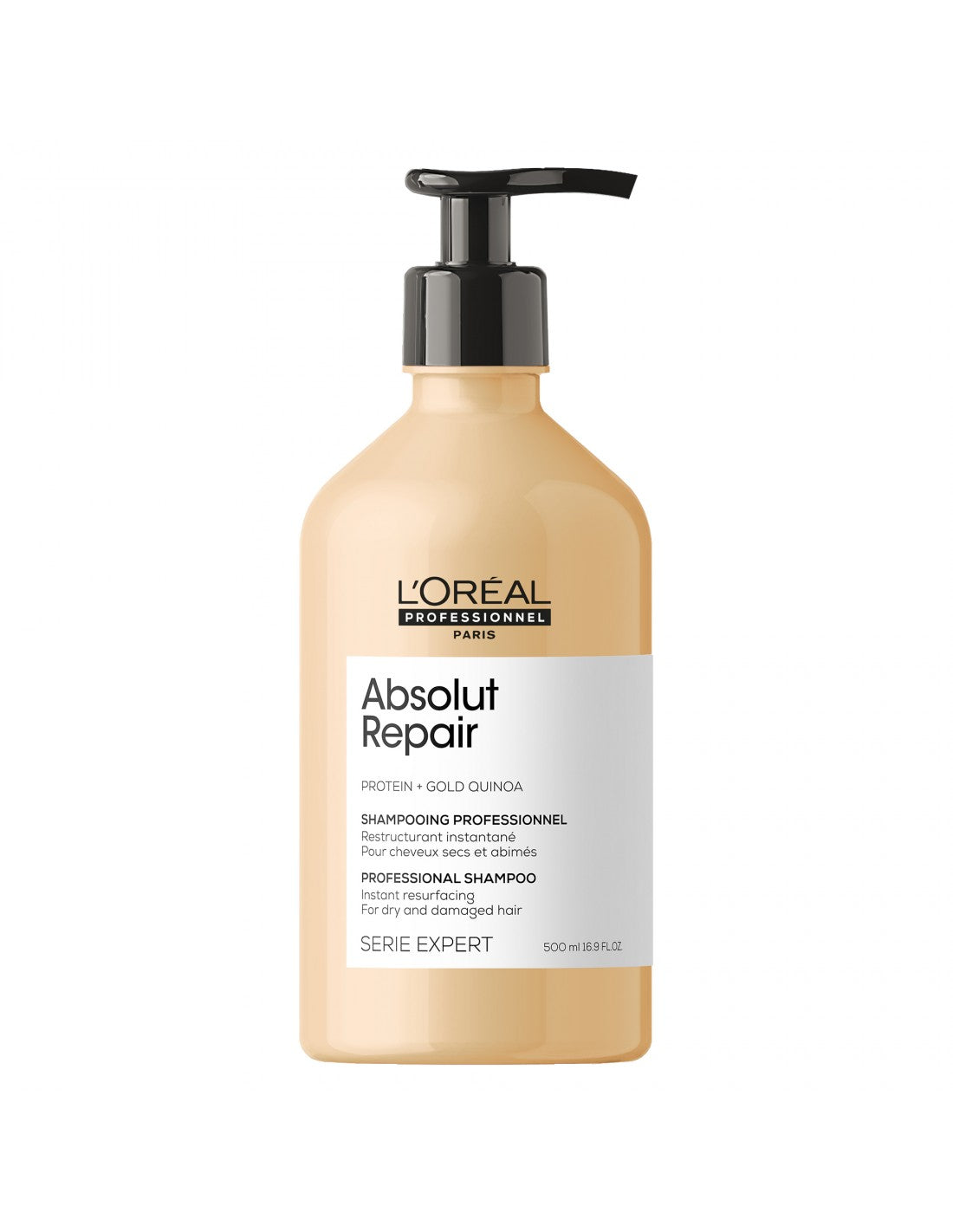 Absolut Repair Protein + Gold Quinoa Shampoo_3474636975914_L'Oréal Professionnel-3