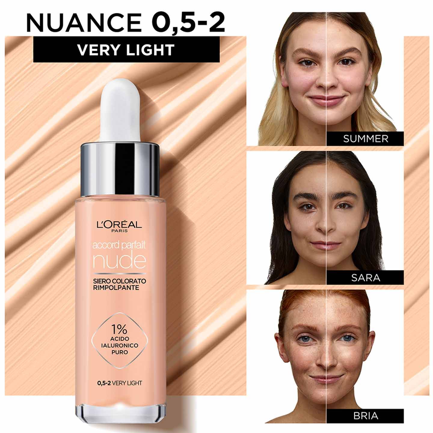Accord Parfait Nude - Siero colorato rimpolpante_3600523990252_L'Oreal-5