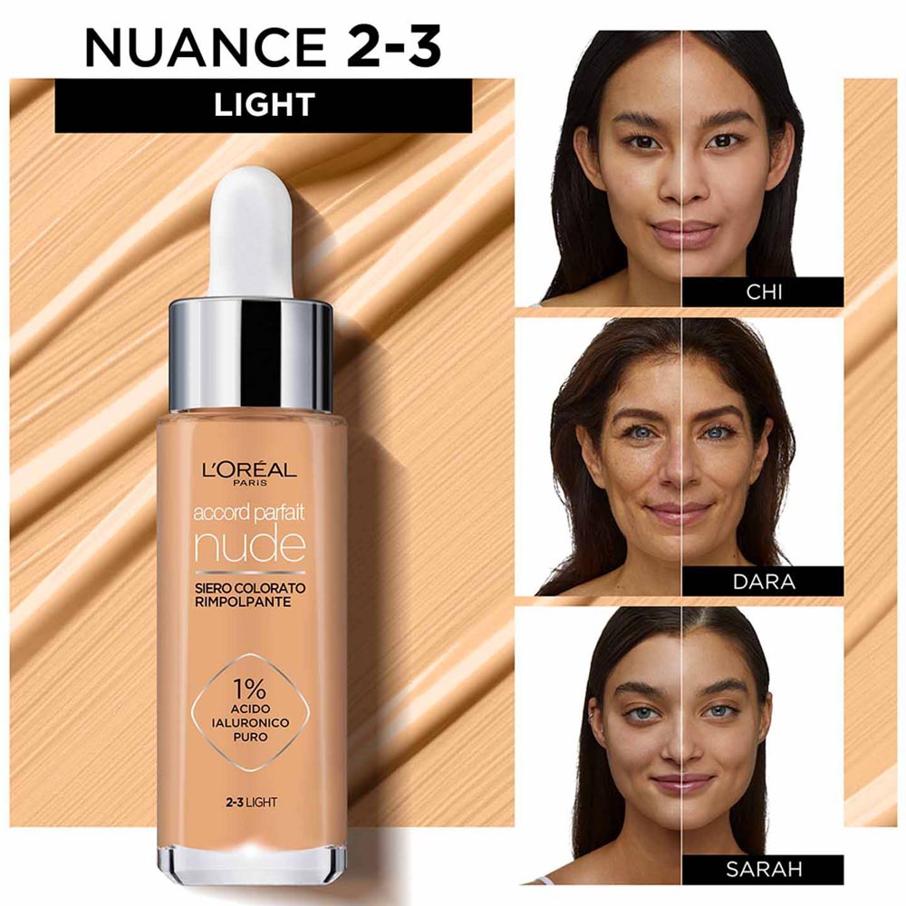 Accord Parfait Nude - Siero colorato rimpolpante_3600523990269_L'Oreal-3