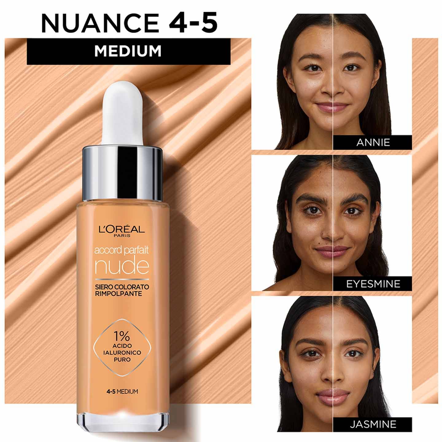 Accord Parfait Nude - Siero colorato rimpolpante_3600523990283_L'Oreal-3