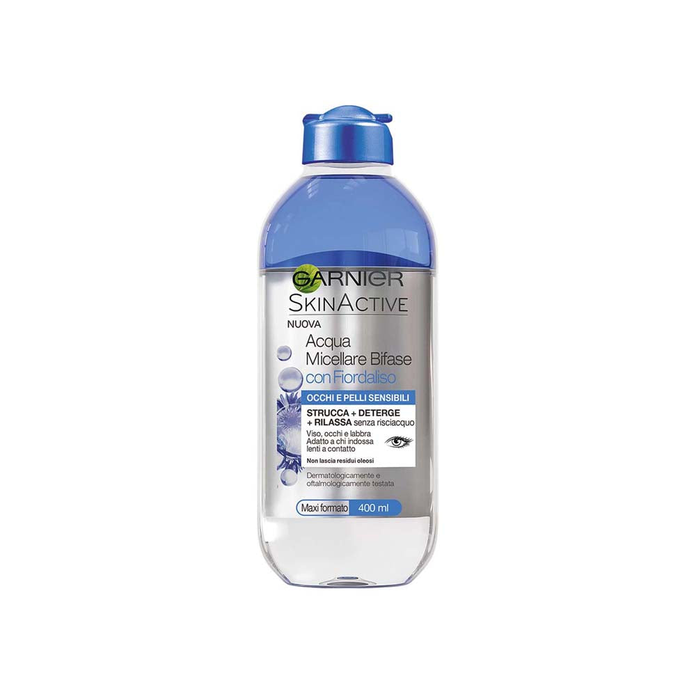 Acqua Micellare Bifase con Fiordaliso_3600542098076_Garnier
