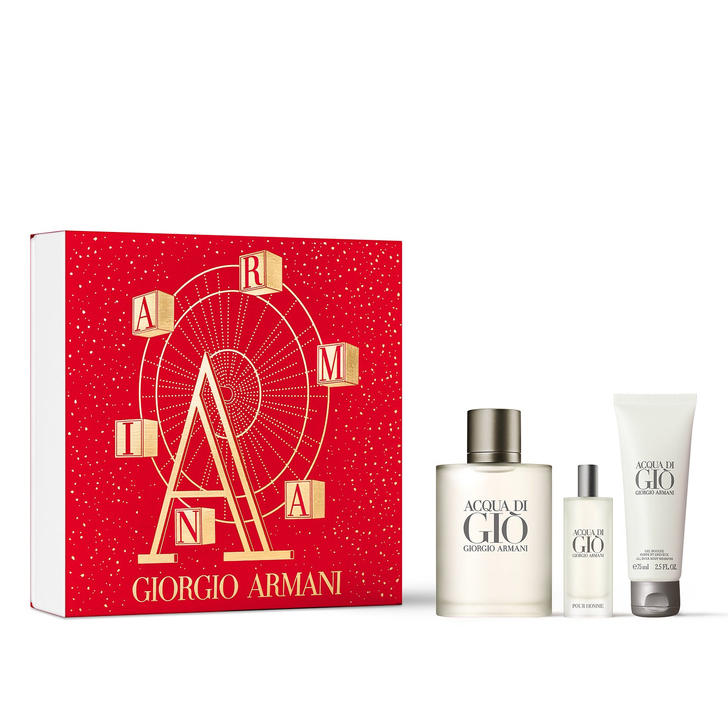 Acqua di Giò Eau de toilette Cofanetto regalo con docciaschiuma e Travel Size_3614273877589_Giorgio Armani