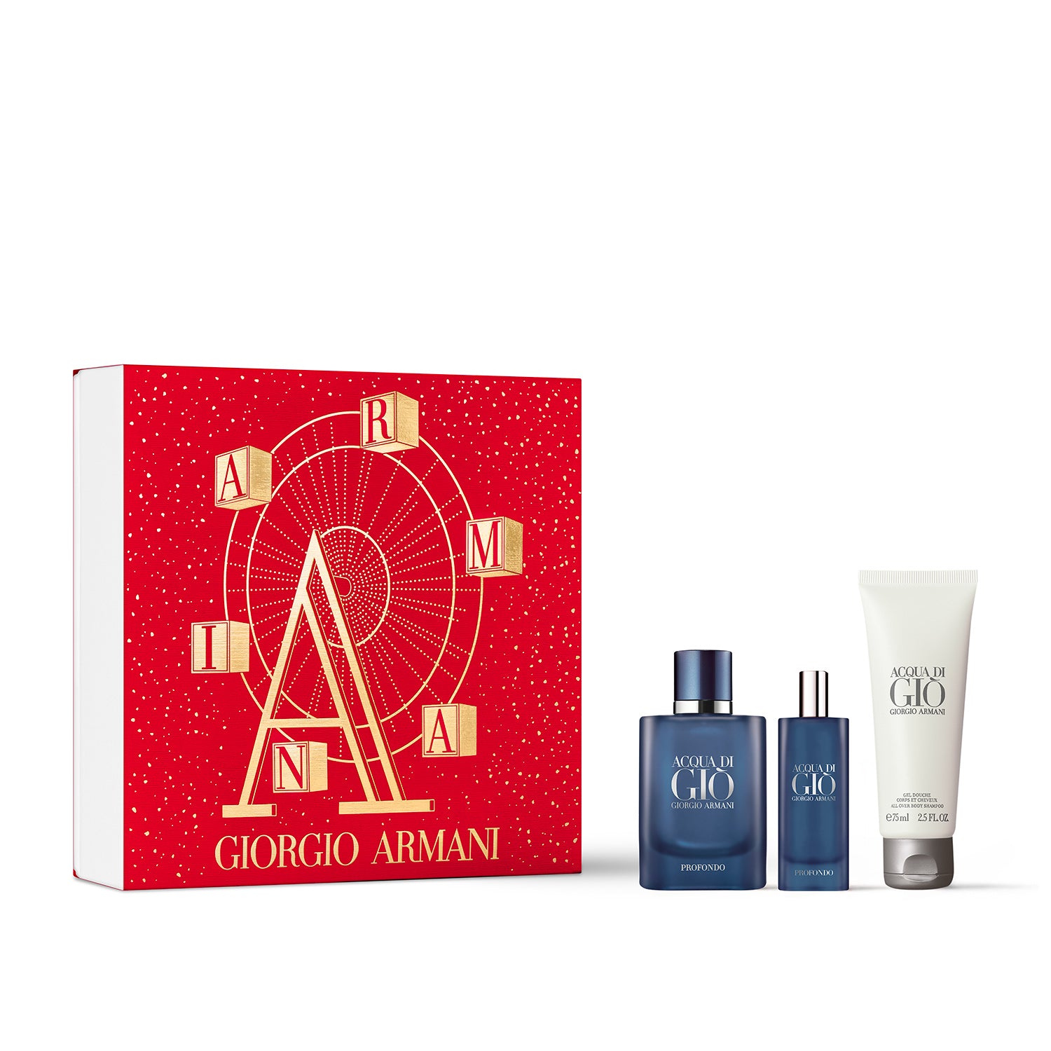 Acqua di Giò Profondo Cofanetto regalo con gel doccia e travel size_3614273877503_Giorgio Armani