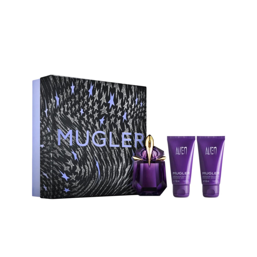 Alien Eau de parfum Ricaricabile Cofanetto regalo con Gel doccia e Latte corpo_3614274330151_Thierry Mugler