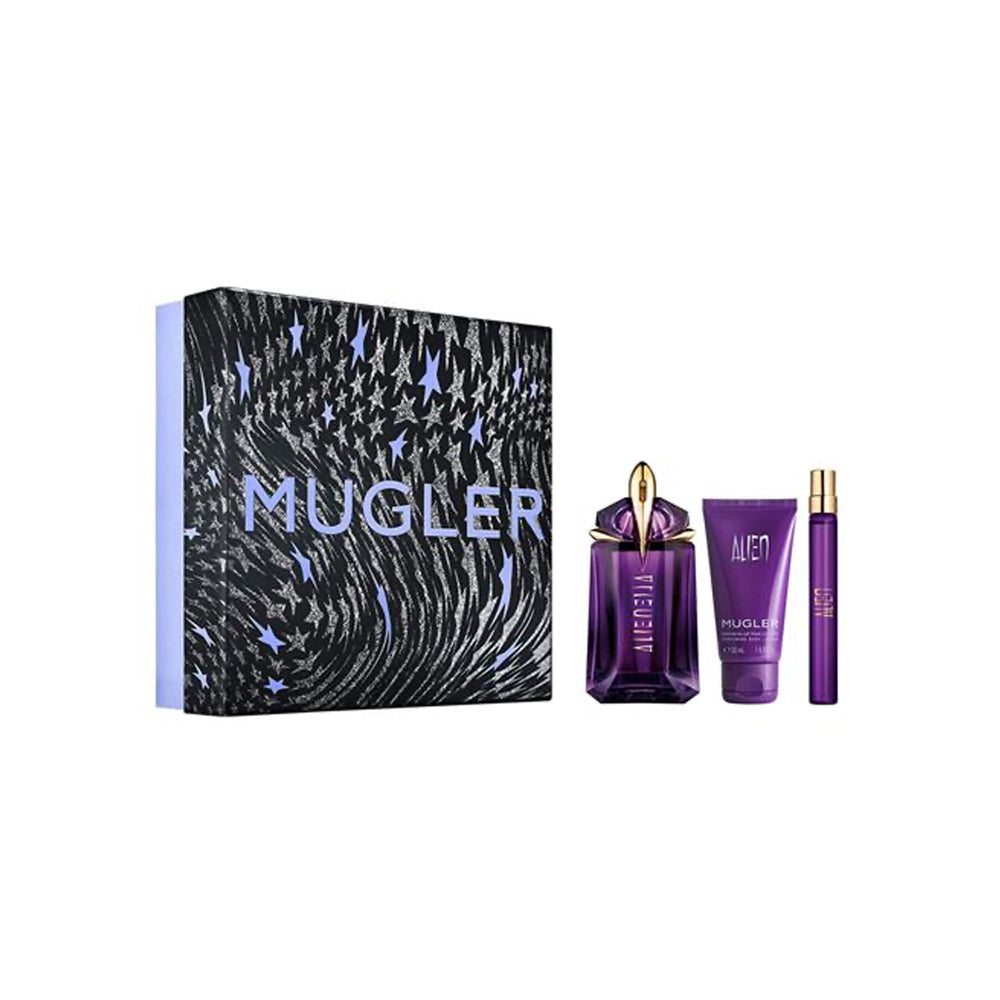 Alien Eau de parfum Ricaricabile Cofanetto regalo con Latte corpo e Travel size_3614274330144_Thierry Mugler