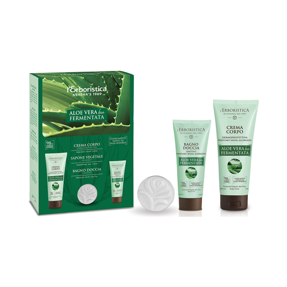 Aloe Vera Bio Fermentata Cofanetto regalo_8002842106577_L'Erboristica